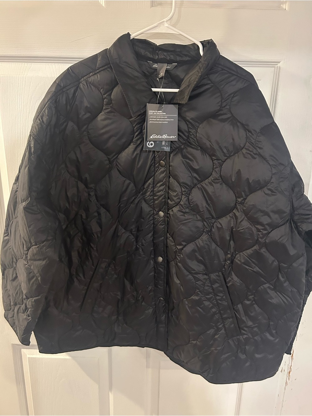 Eddie Bauer Women’s Black Quilted Packable Jacket